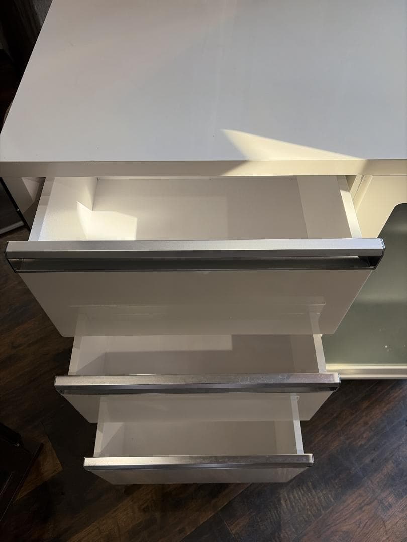 大阪京都限定 美品 スライド式 キッチンボード キャスター付き