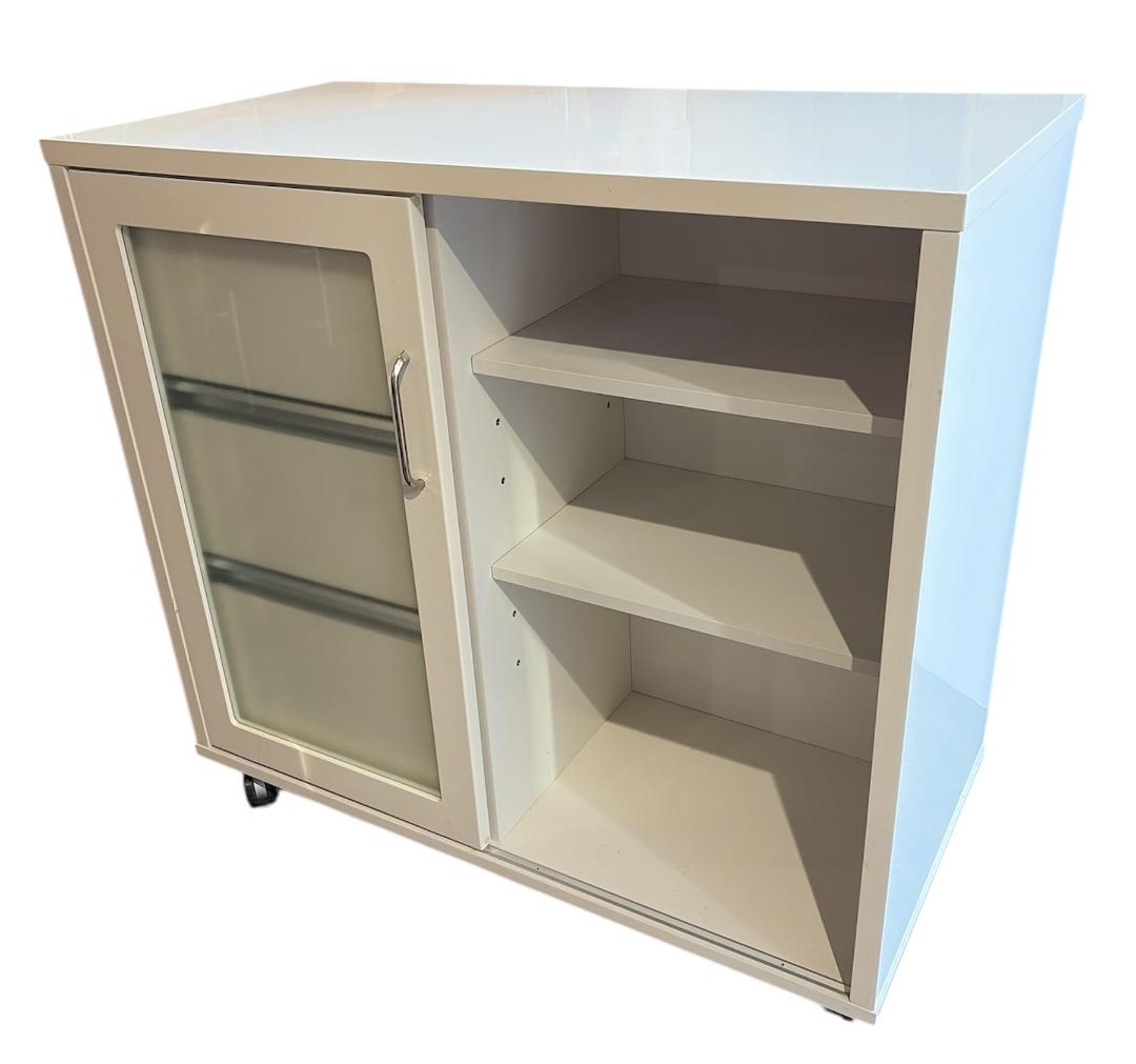 大阪京都限定 美品 スライド式 キッチンボード キャスター付き