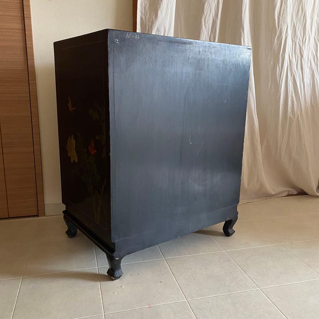 中国 アンティーク キャビネット 李朝家具 中国家具 象嵌 和モダン