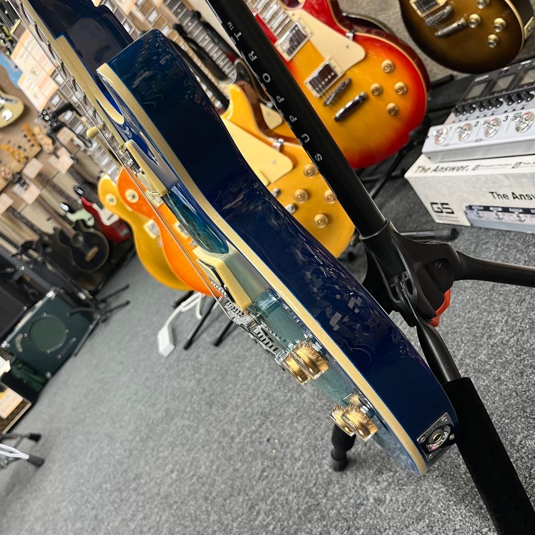 10603】 BACCHUS レスポールタイプ ブルー - メルカリ