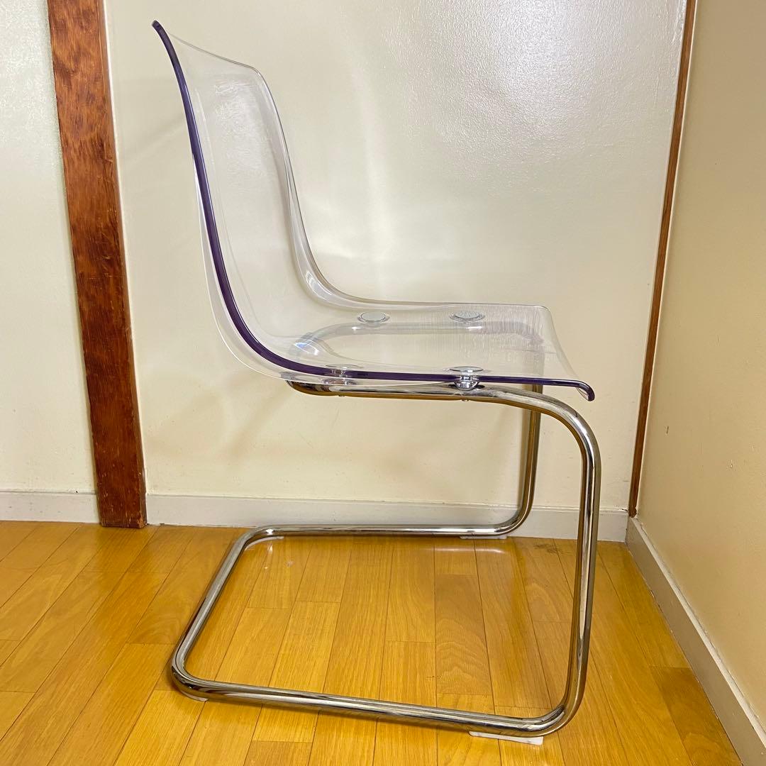 IKEA TOBIAS トービアス アクリルチェア - メルカリ