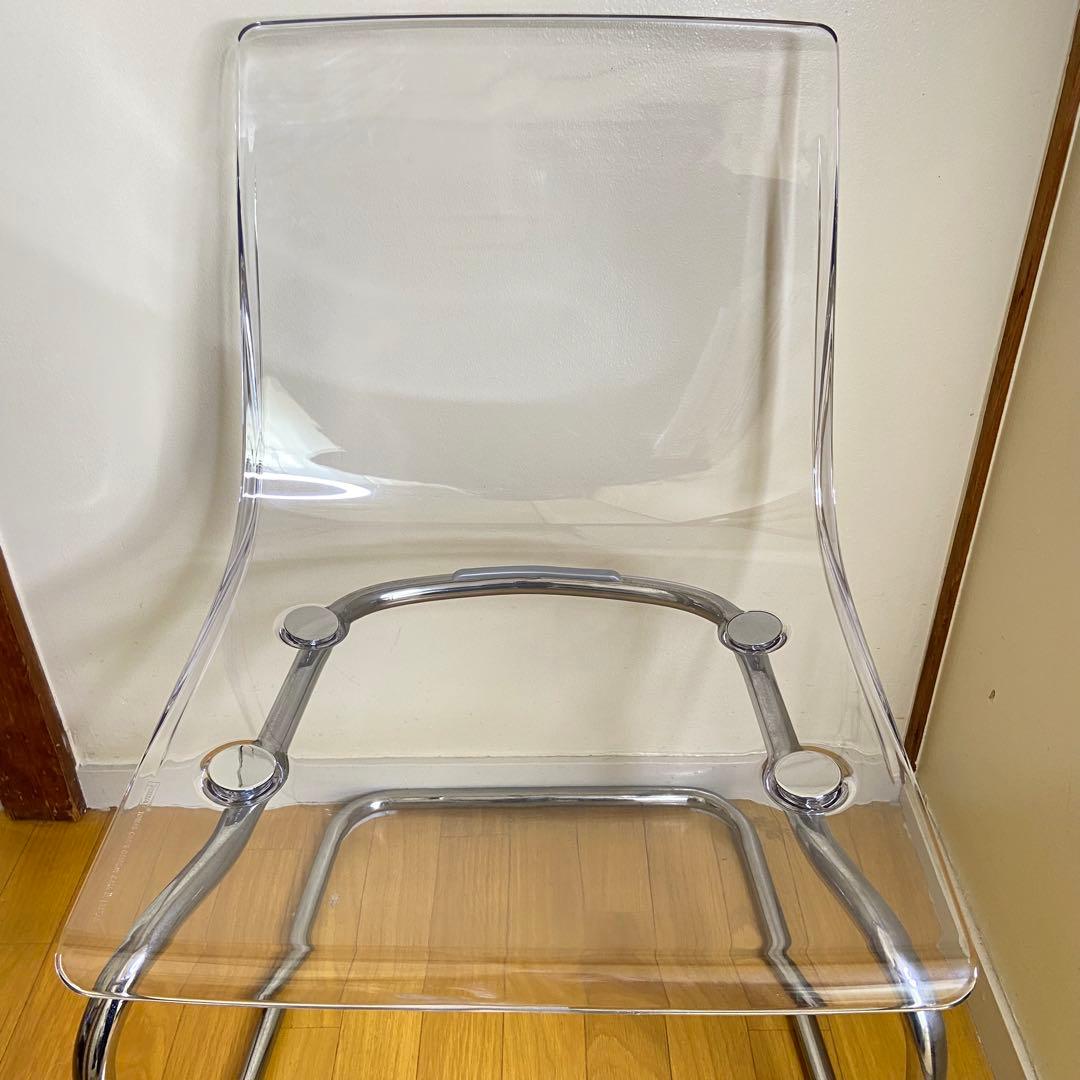IKEA TOBIAS トービアス アクリルチェア - メルカリ