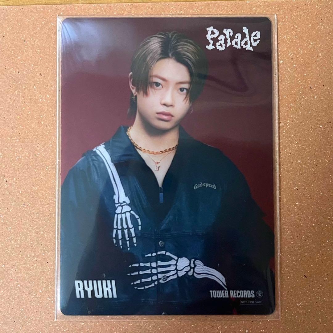 MAZZEL マーゼル リュウキ RYUKI タワレコ クリアトレカ - メルカリ