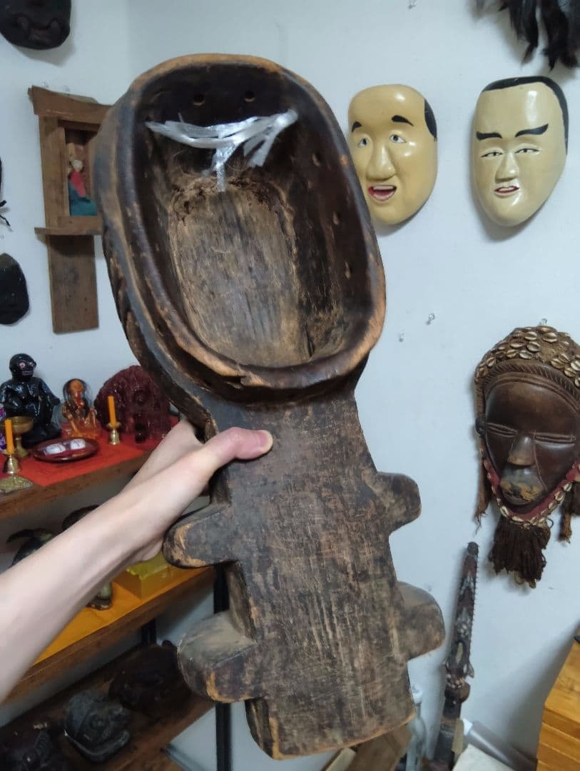 アフリカ マスク グルンシ族 イボイノシシ プリミティブアート 仮面 儀式