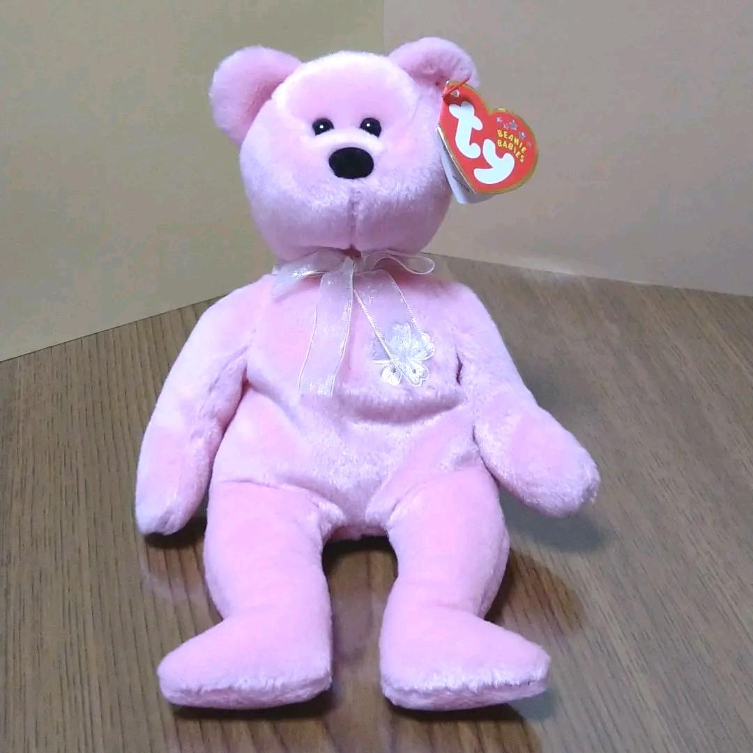 ty ぬいぐるみ クマ ビーニーベイビーズ くま 日本限定 ピンク熊
