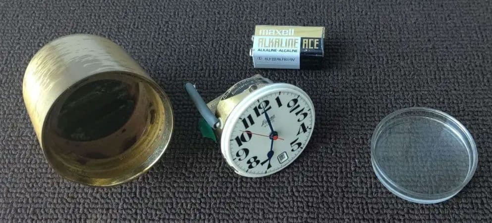 Lorenz Static(Gold) Richard Sapper 置時計