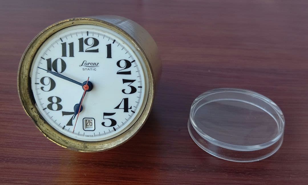 Lorenz Static(Gold) Richard Sapper 置時計