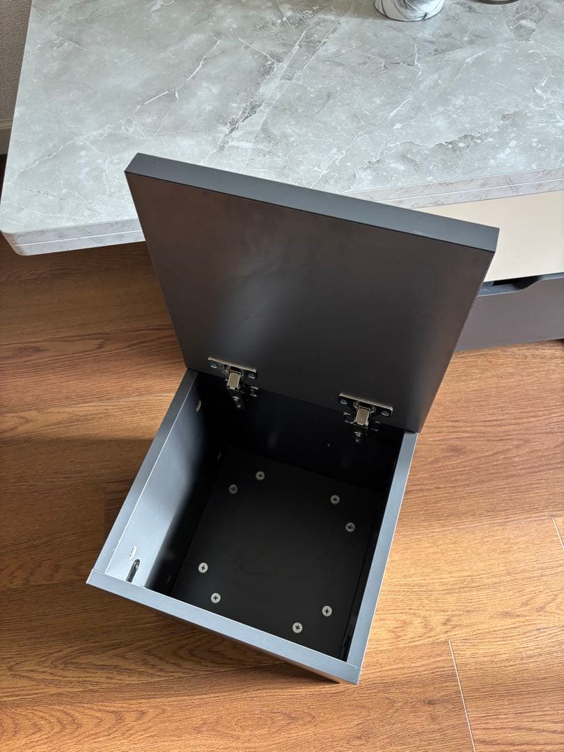 都内お引き渡し可能⭐︎大理石調⭐︎多機能センターテーブル 引き出し付き四つの椅子付き