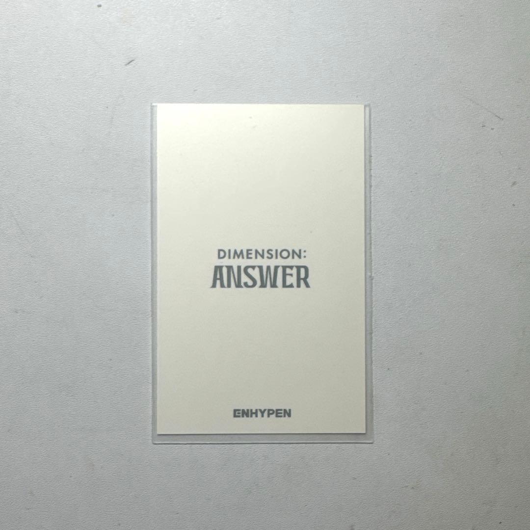 ENHYPEN ジョンウォン answer ユニバ 当選 トレカ