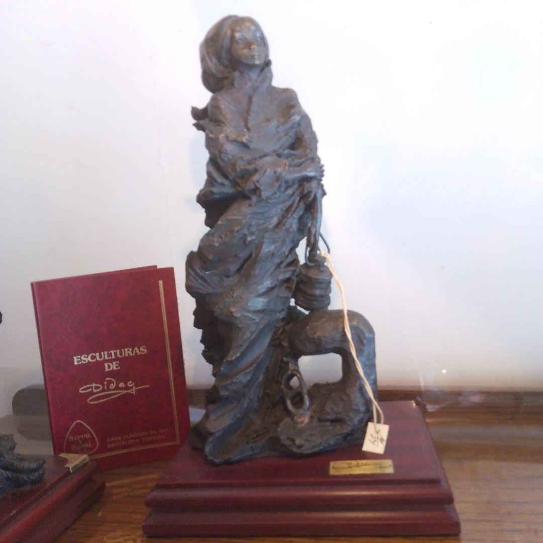 ブロンズ像スペイン彫刻家Didac　二点まとめて　保証書有り　本土のみ資産価値有