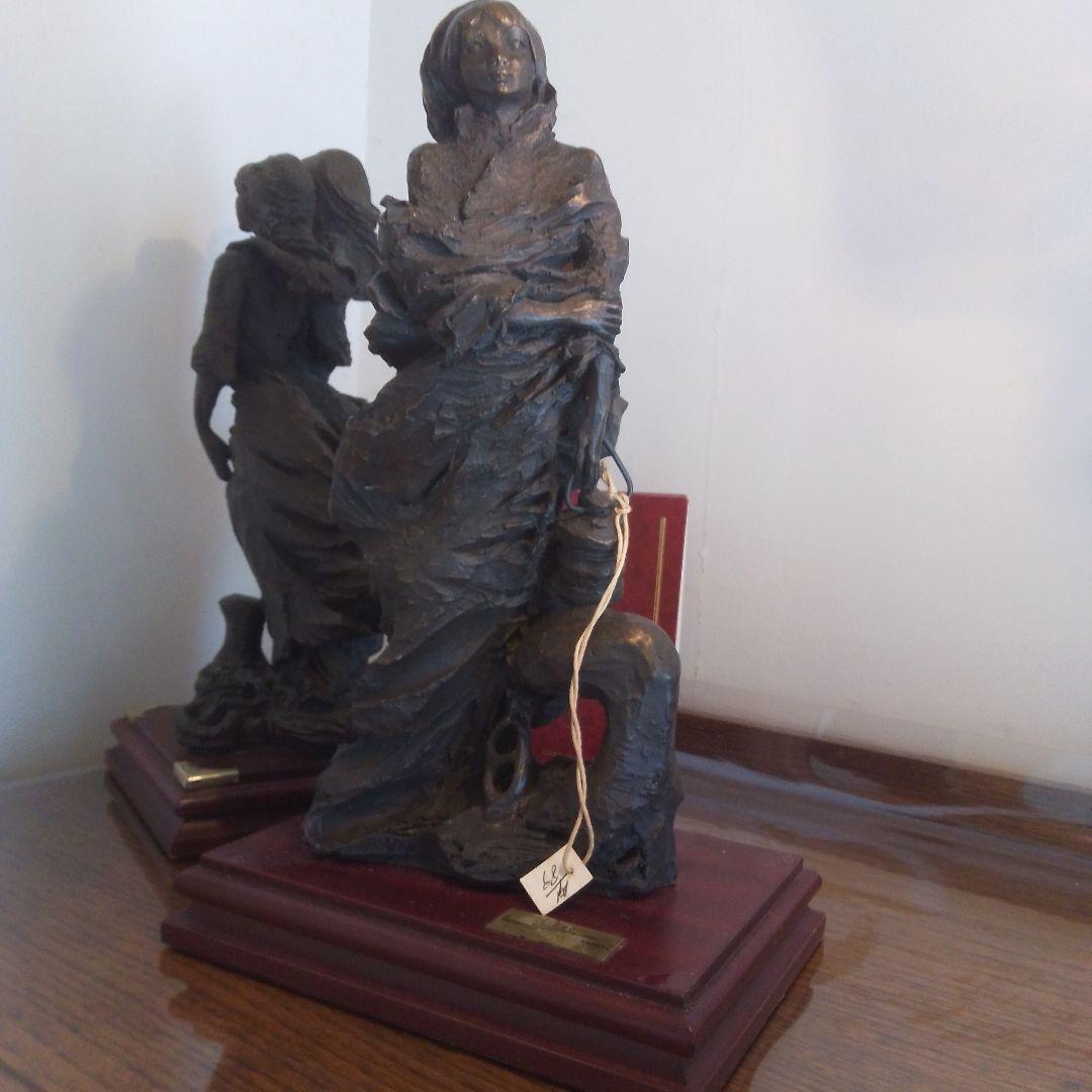 ブロンズ像スペイン彫刻家Didac　二点まとめて　保証書有り　本土のみ資産価値有