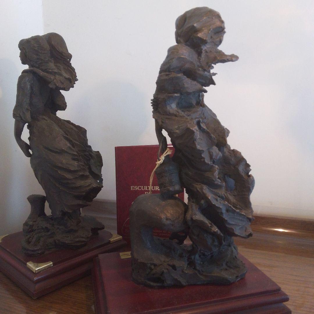 ブロンズ像スペイン彫刻家Didac　二点まとめて　保証書有り　本土のみ資産価値有