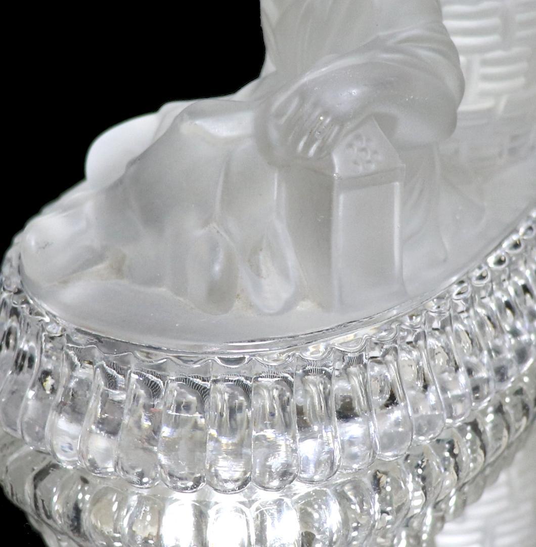 オールド・バカラ 1878年頃 カタログ掲載 フロスト装飾 キャンドルスタンド