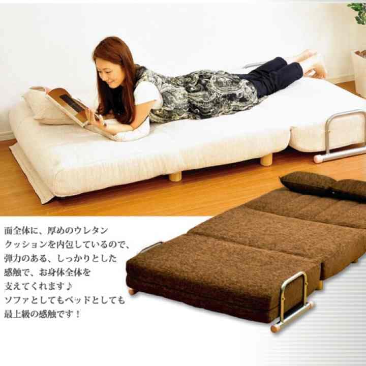 激安！定価81864円！！Leeton　クッション付ソファベッド