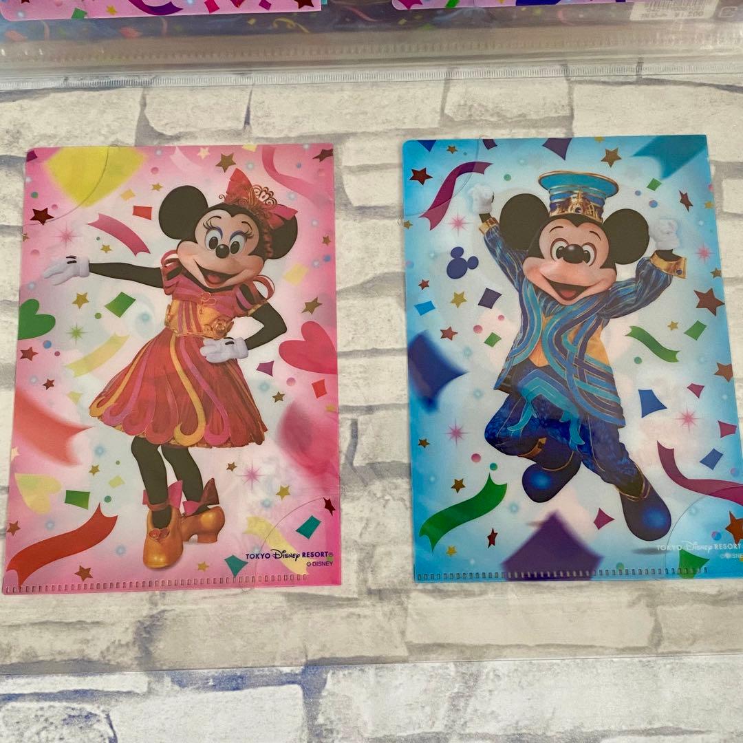 未使用品】ディズニーランド35周年グッズ クリアファイルセット