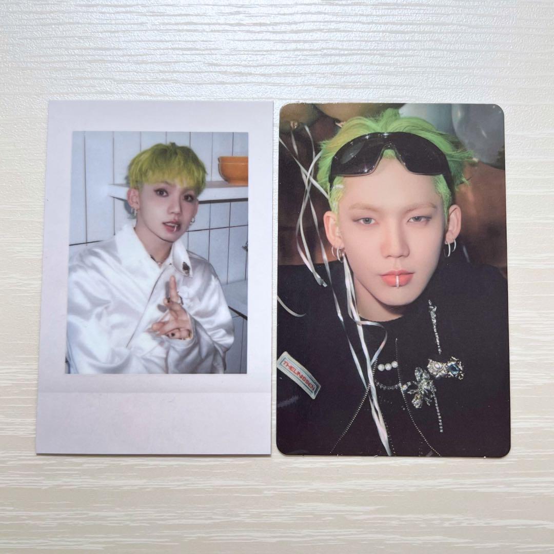 TREASURE 4周年マガジン トレカ ポラロイド ヒョンソク 2枚セット