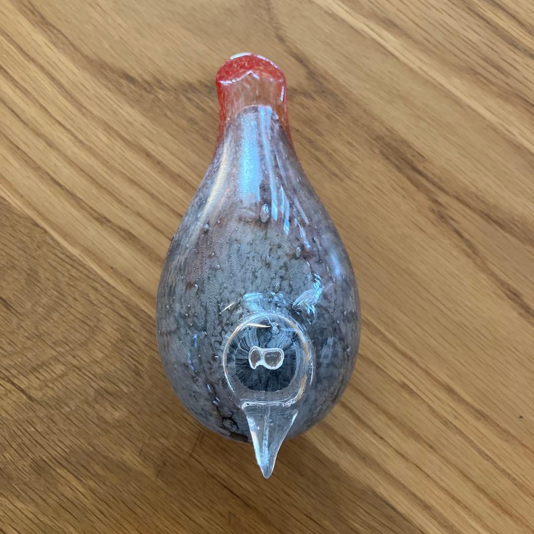 Oiva Toikka Napapiirin lasi 希少　Kuukkeli