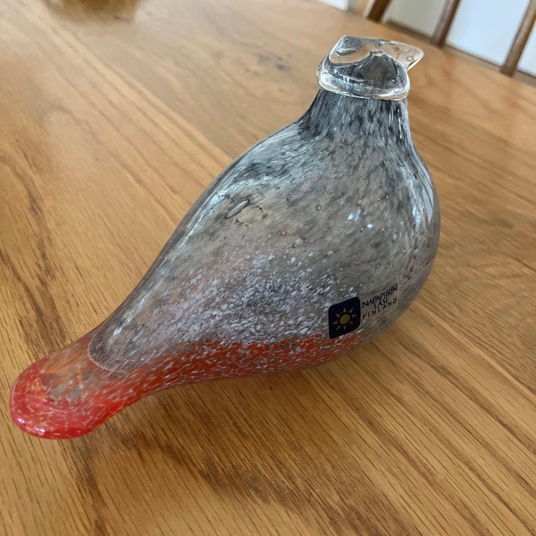 Oiva Toikka Napapiirin lasi 希少　Kuukkeli
