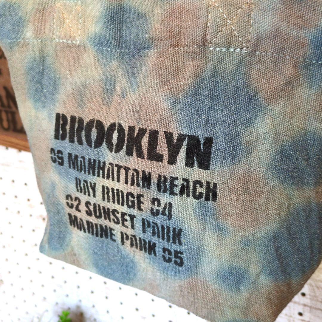 American☆★バッグチャーム付手染めミニトートバッグ✨️