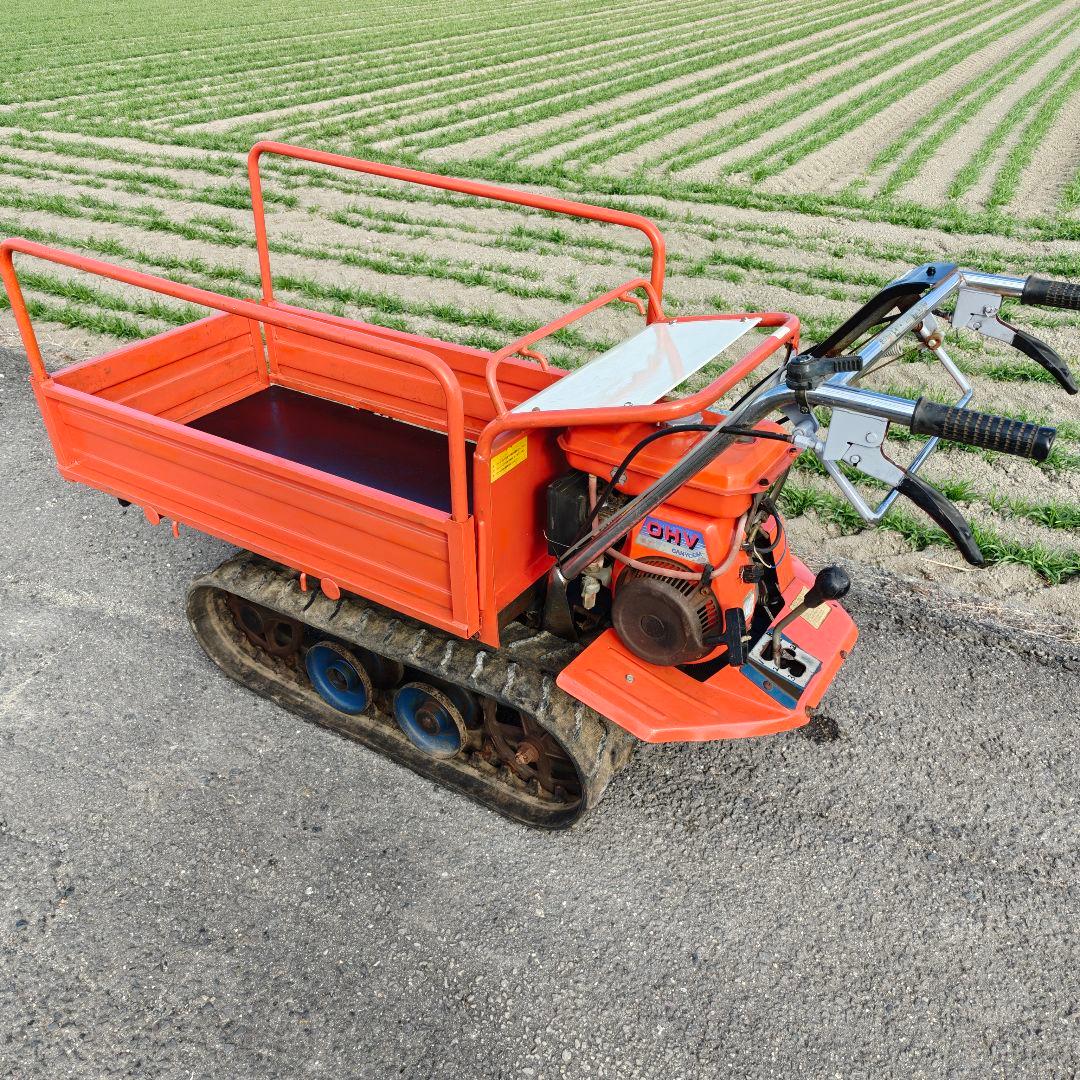 筑水キャニコム BFP402 運搬車 ダンプ クローラー ガソリン 手動ダンプ