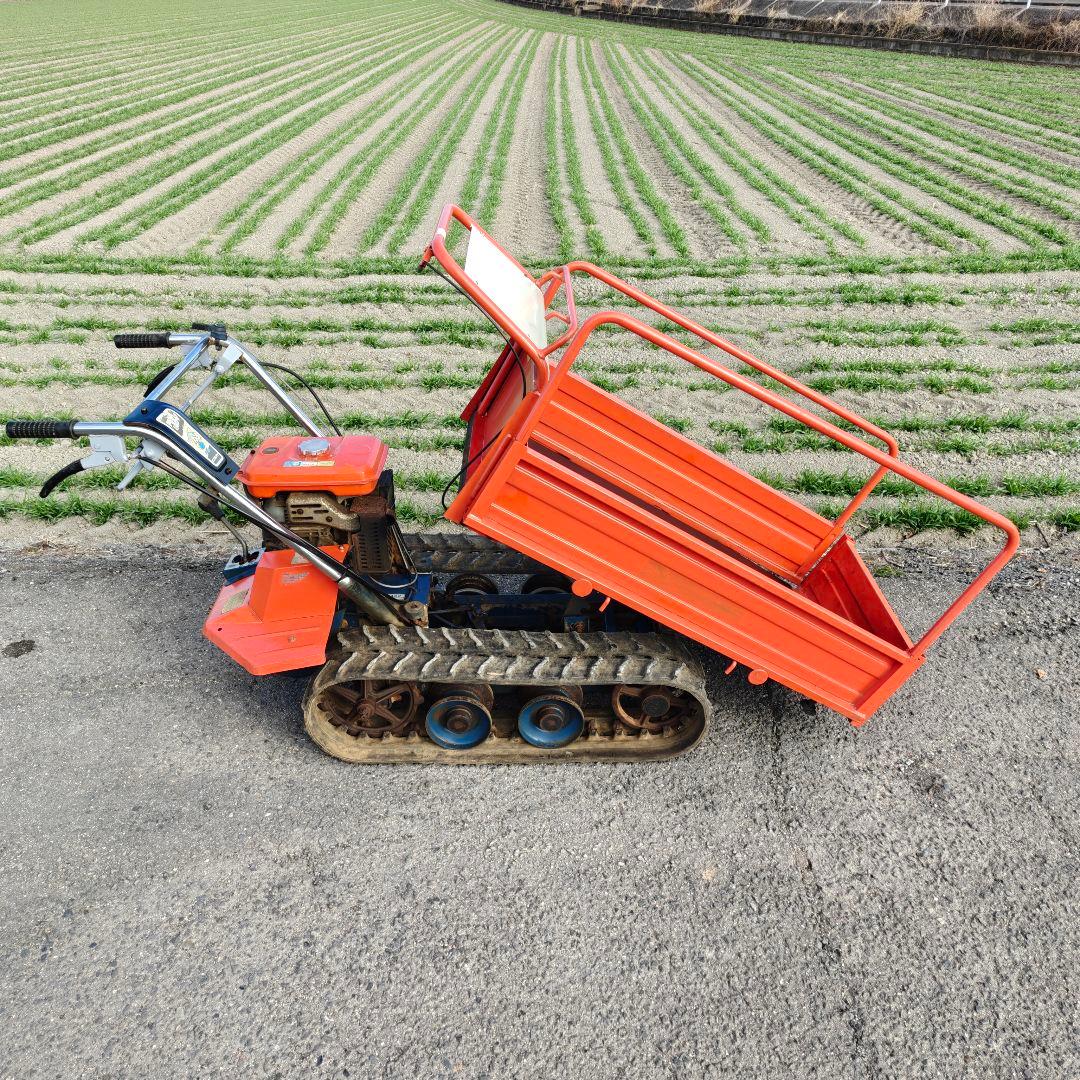 筑水キャニコム BFP402 運搬車 ダンプ クローラー ガソリン 手動ダンプ