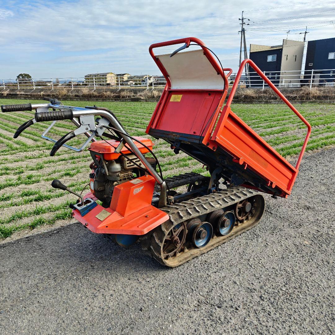 筑水キャニコム BFP402 運搬車 ダンプ クローラー ガソリン 手動ダンプ