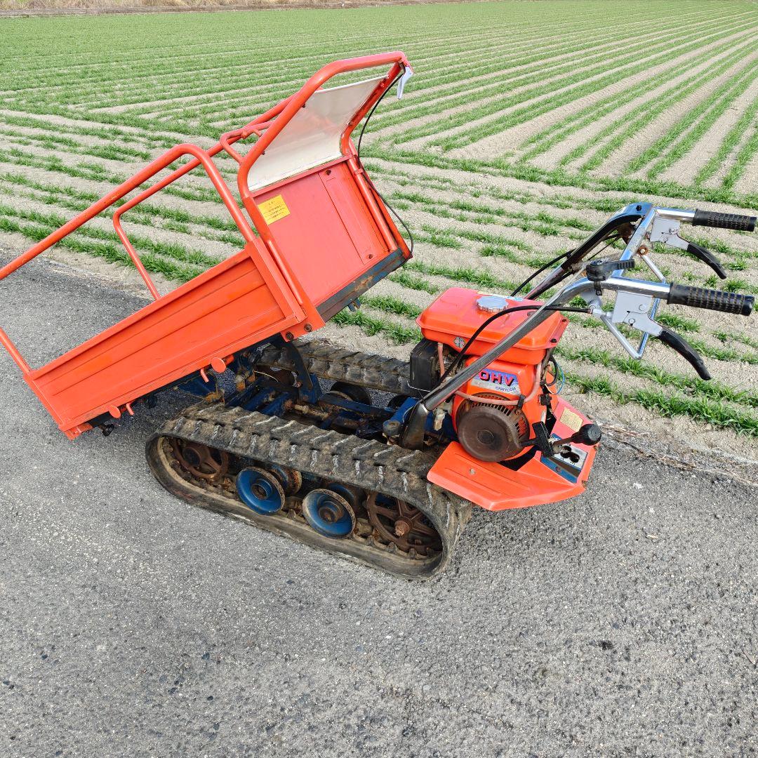 筑水キャニコム BFP402 運搬車 ダンプ クローラー ガソリン 手動ダンプ