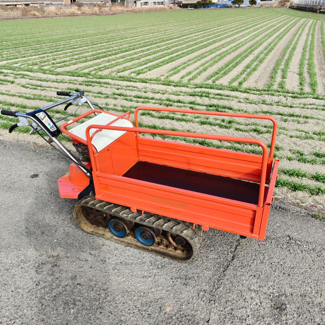 筑水キャニコム BFP402 運搬車 ダンプ クローラー ガソリン 手動ダンプ