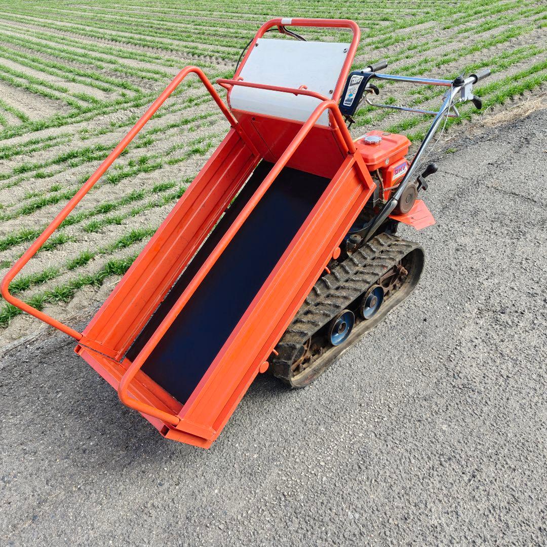 筑水キャニコム BFP402 運搬車 ダンプ クローラー ガソリン 手動ダンプ