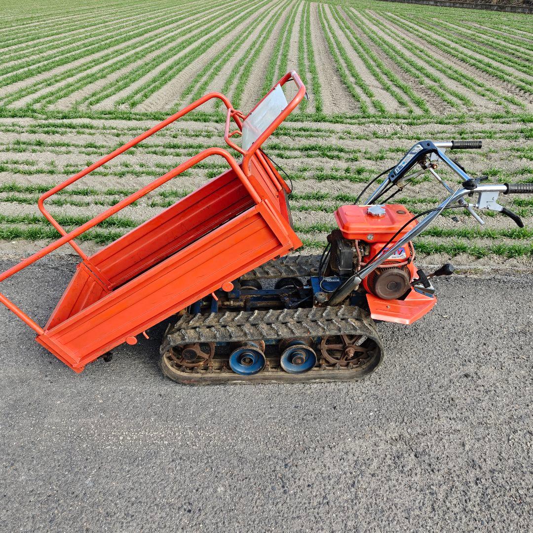 筑水キャニコム BFP402 運搬車 ダンプ クローラー ガソリン 手動ダンプ