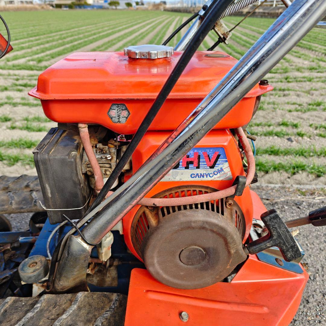 筑水キャニコム BFP402 運搬車 ダンプ クローラー ガソリン 手動ダンプ