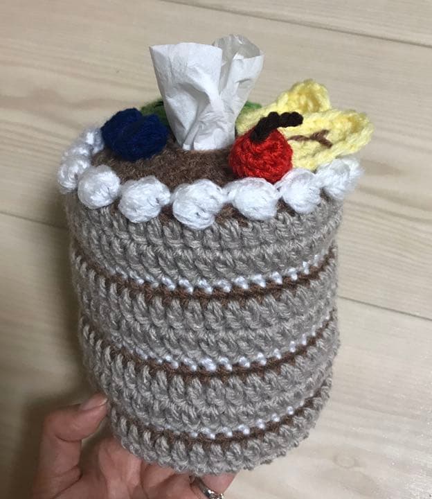 トイレットペーパー　カバー　ティッシュカバー　パンケーキ　フルーツ