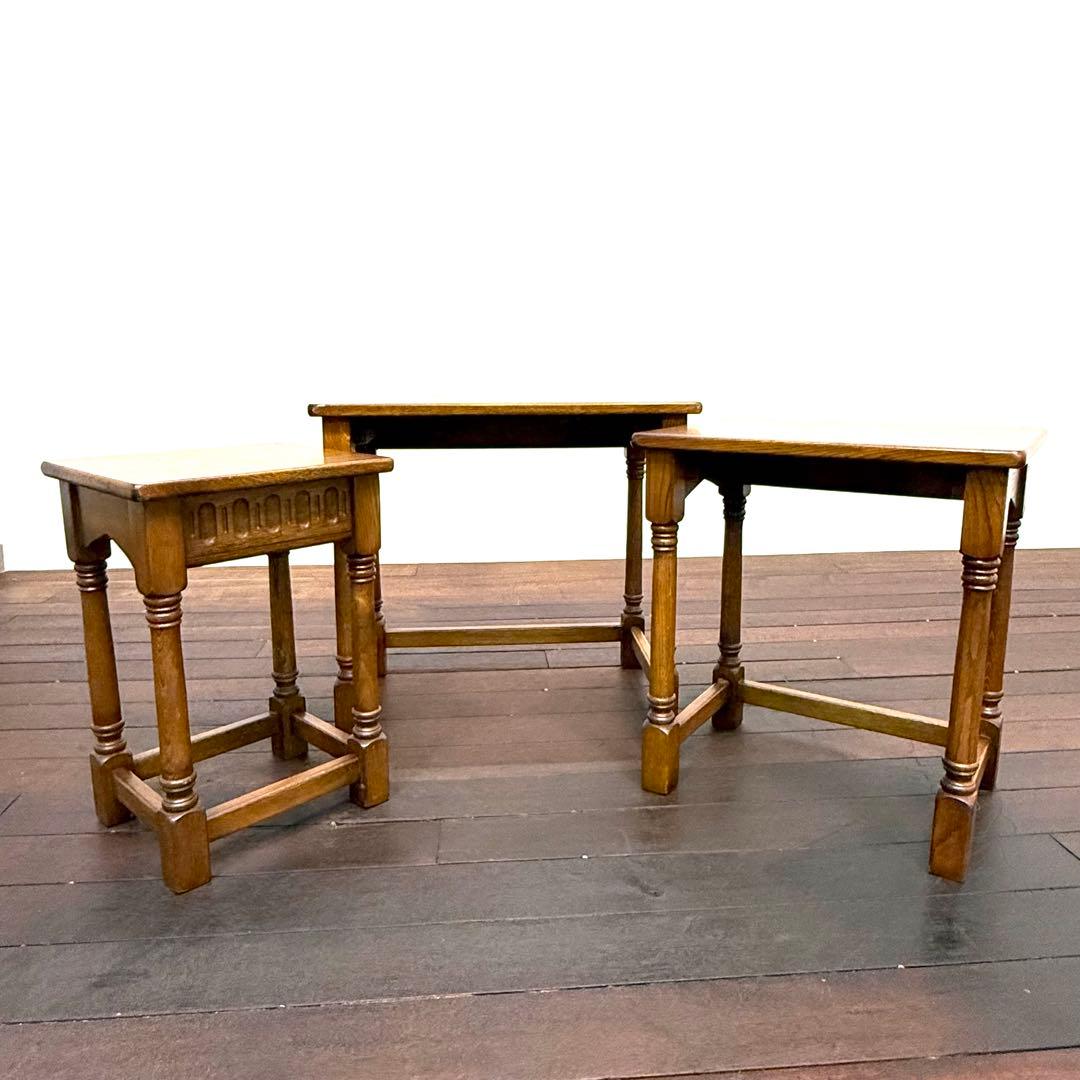 H19K59 英国クラシック ネストテーブル