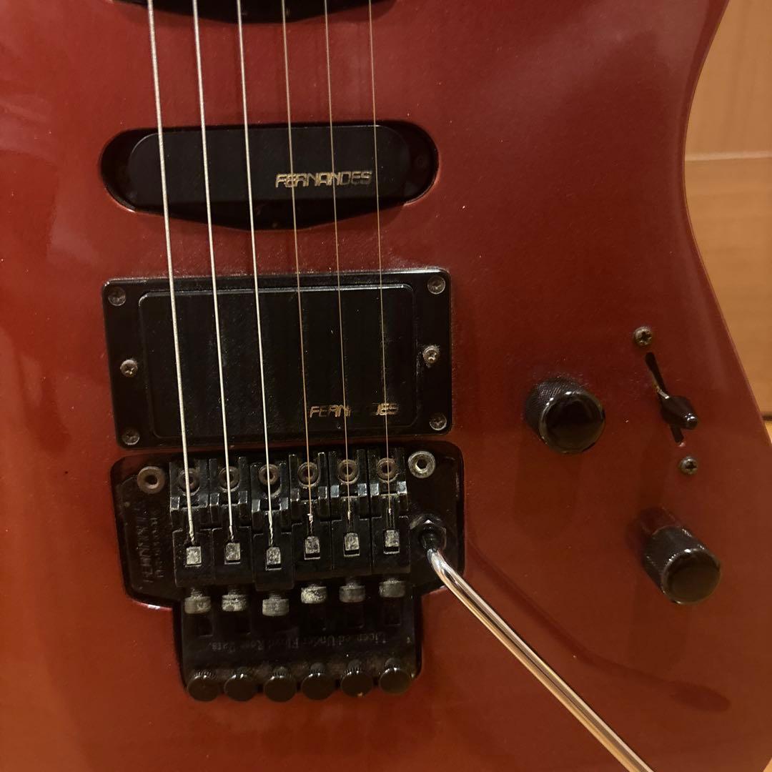 フロイトローズタイプ FERNANDES アクティブ回路 アーム付 新品弦張替済