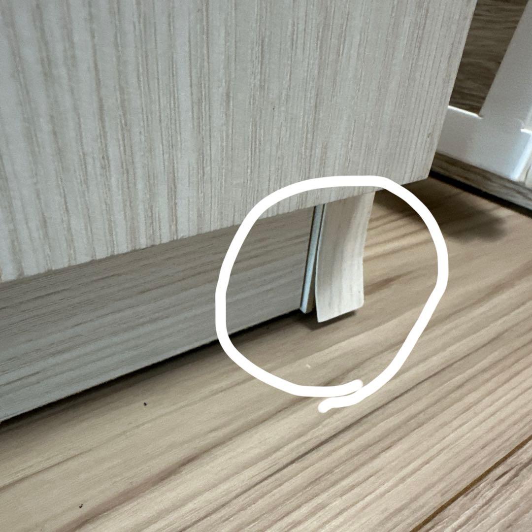 【値下げ中】キッチン　食器棚　ホワイト