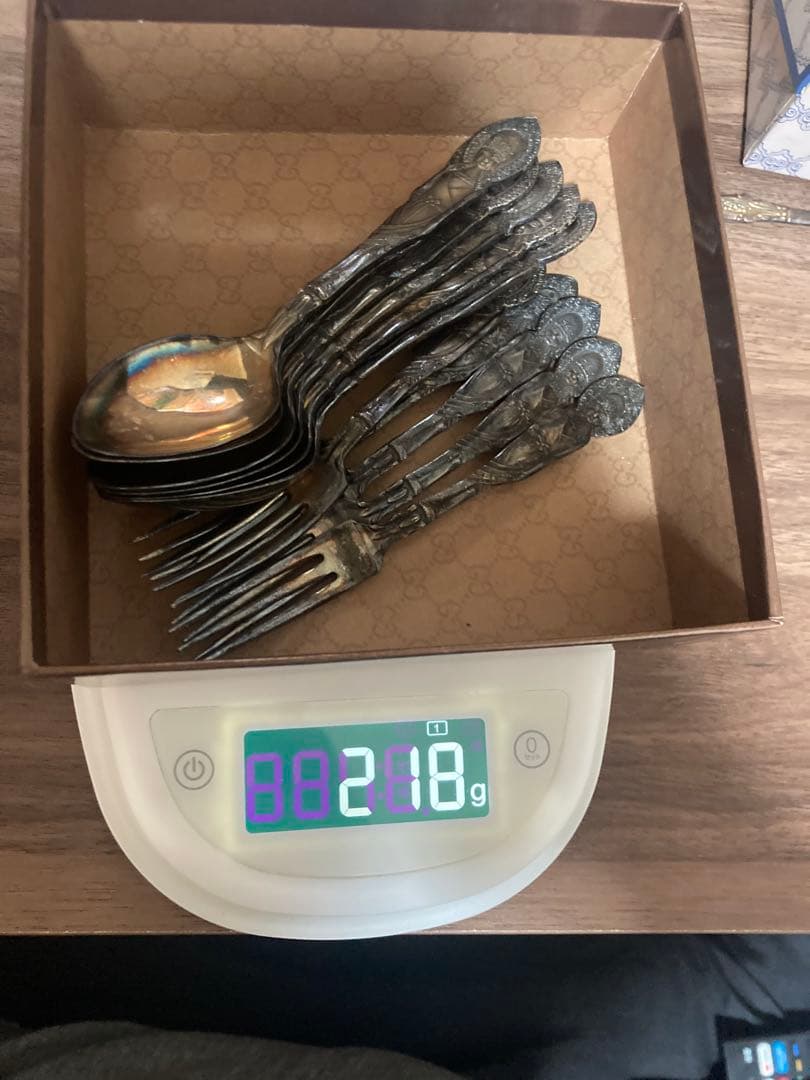 銀食器 スプーン 桜富士 - メルカリ