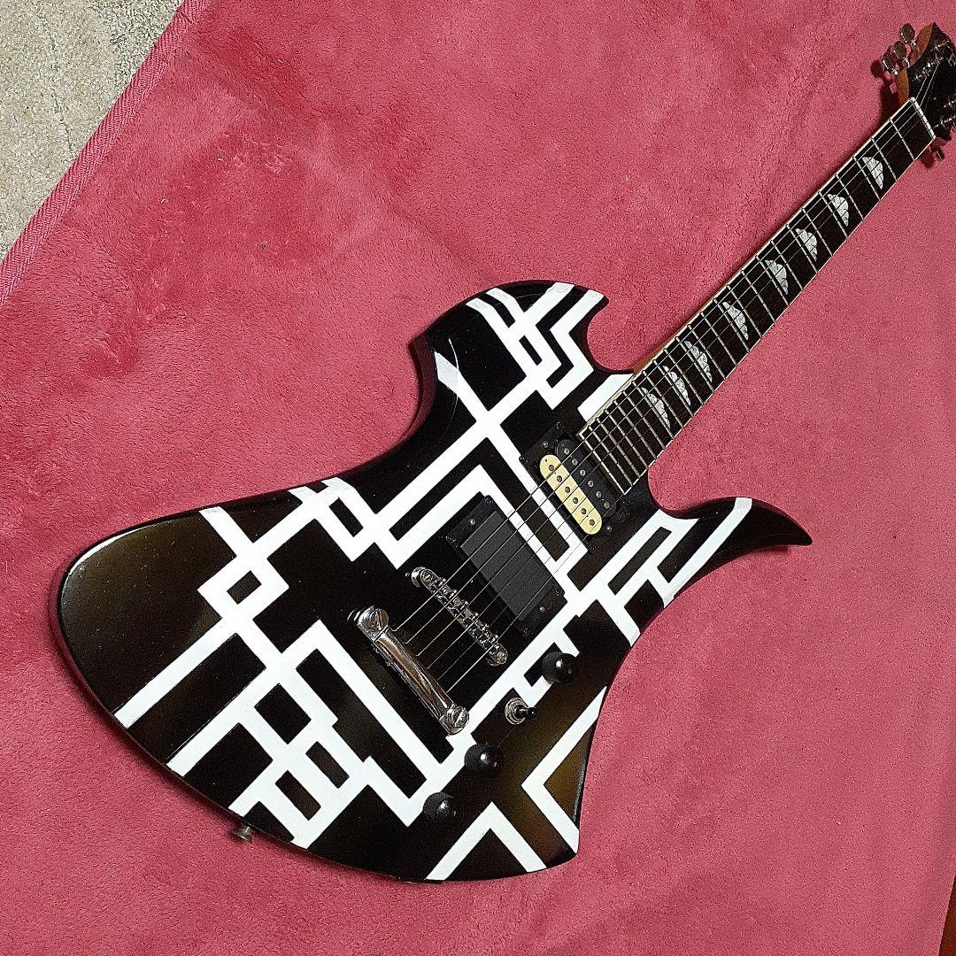 良・美品】hide/布袋・Gラインペイント/モッキンバード。ソフトケース