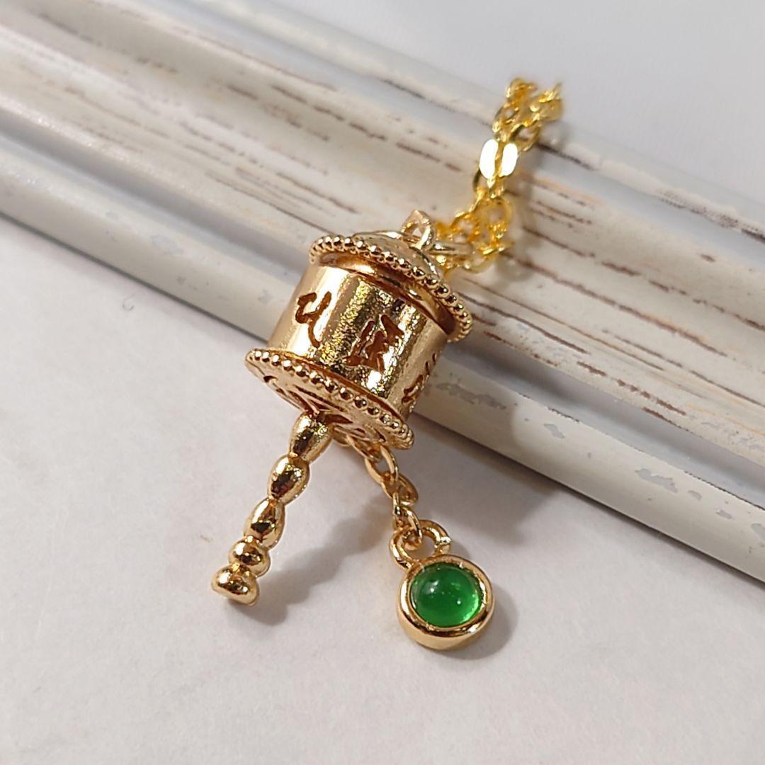 激レア商品】チベット仏教、ネパールジュエリーマニ車のネックレス