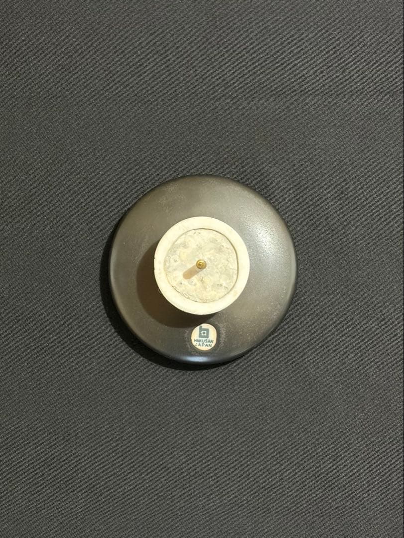 白山陶器 コートハンガー 黒色 森正洋デザイン アンティーク 梅華 #3