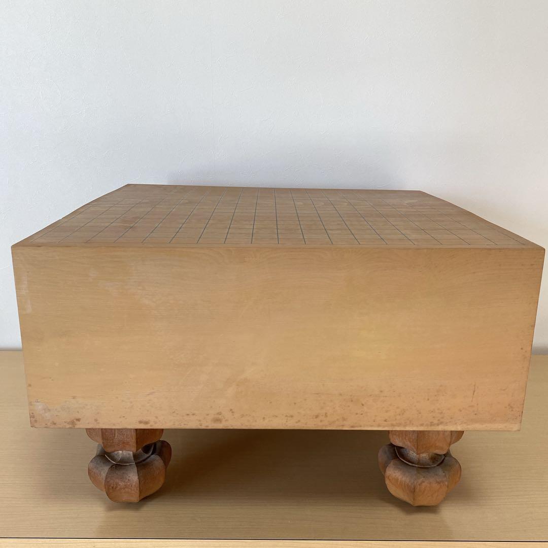 囲碁磐 碁石 碁笥 足つき へそ 本蛤179個 35号 本那智黒182個 蓋付き