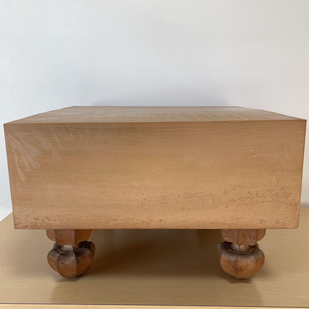 囲碁磐 碁石 碁笥 足つき へそ 本蛤179個 35号 本那智黒182個 蓋付き