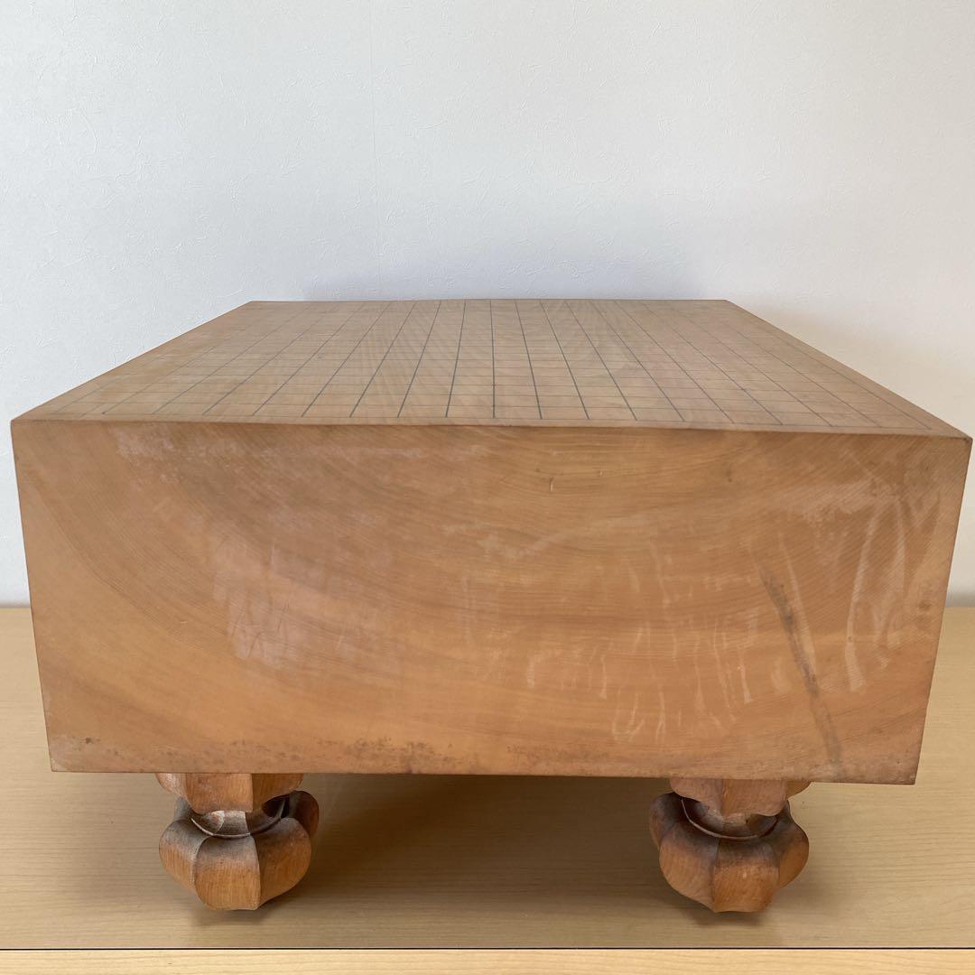 囲碁磐 碁石 碁笥 足つき へそ 本蛤179個 35号 本那智黒182個 蓋付き