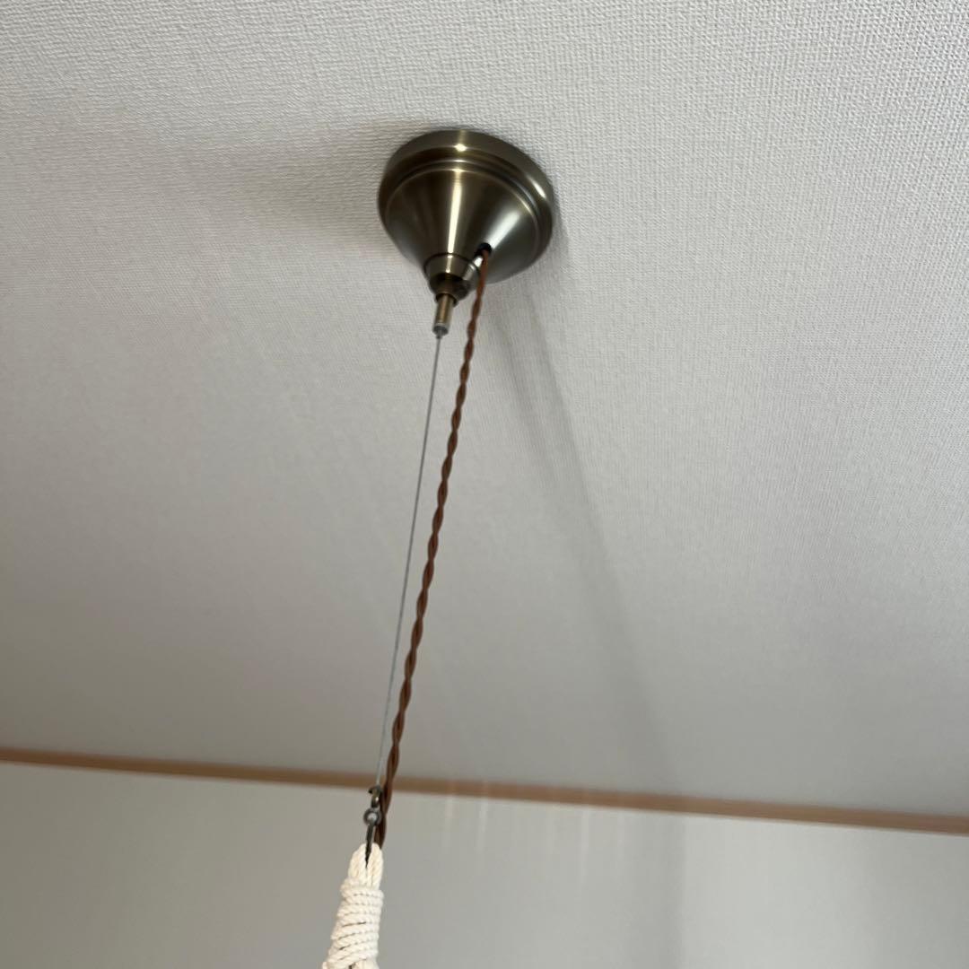 ボヘミアンスタイル ペンダントライト マクラメデザイン