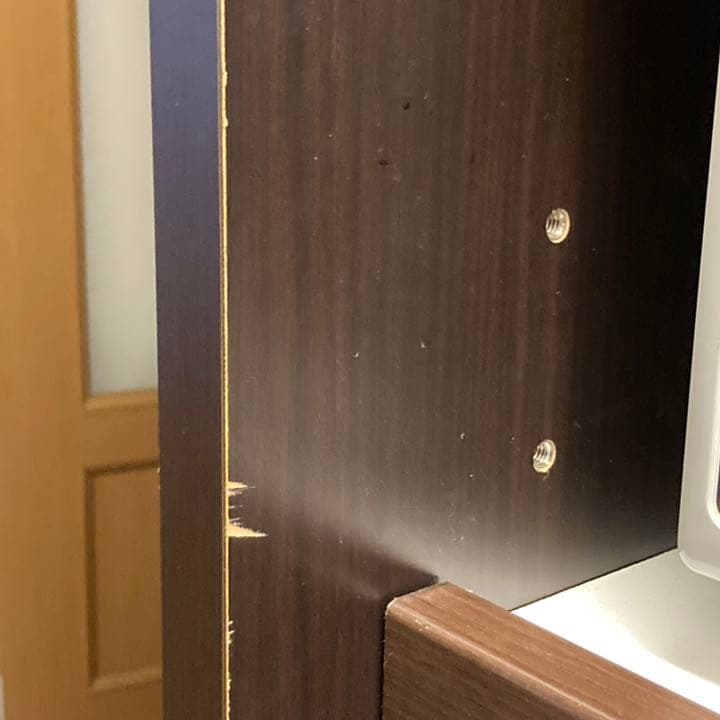 松田家具　食器棚　ダークブラウン