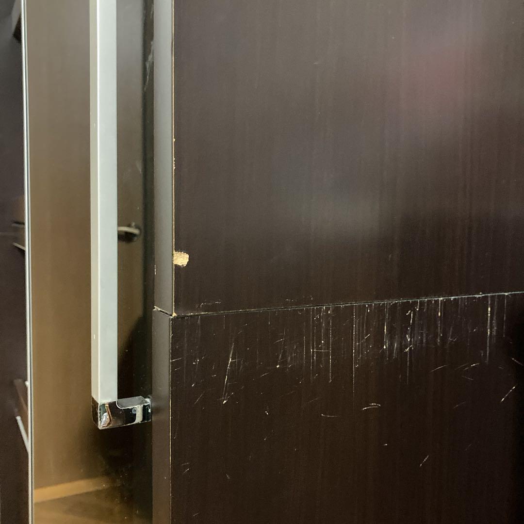 松田家具　食器棚　ダークブラウン