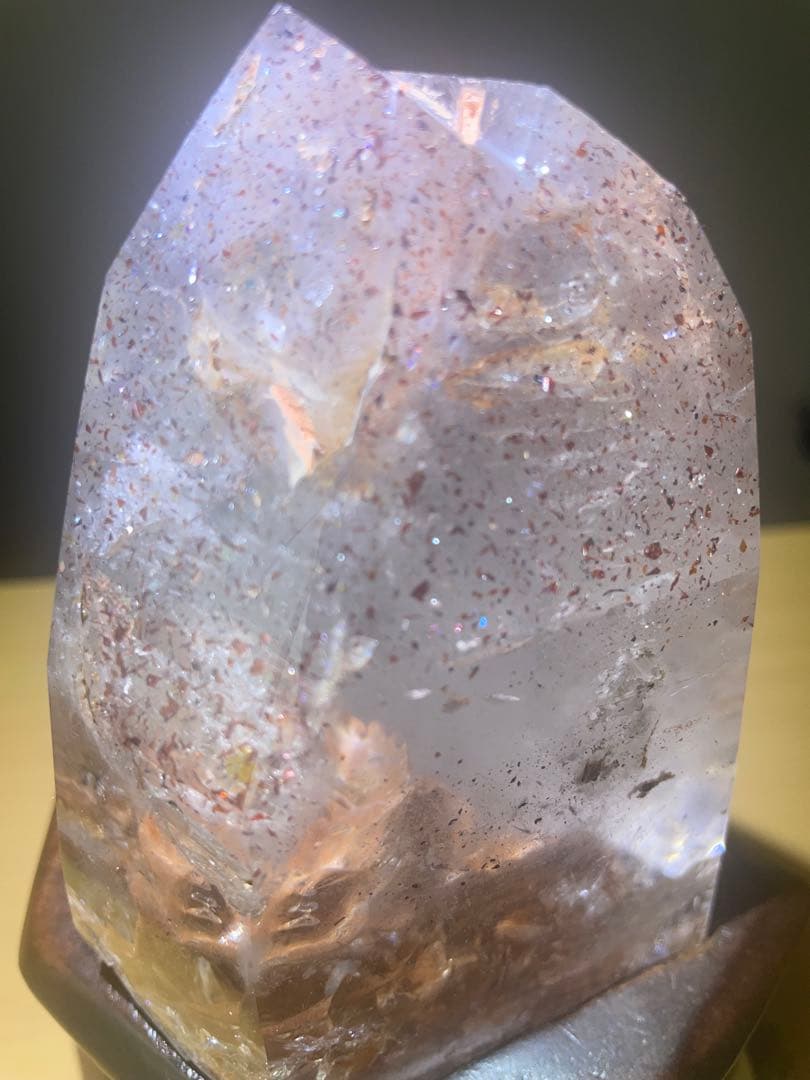 ⭐︎美品　天然石　激安レピドクロサイトイン泥入り水晶