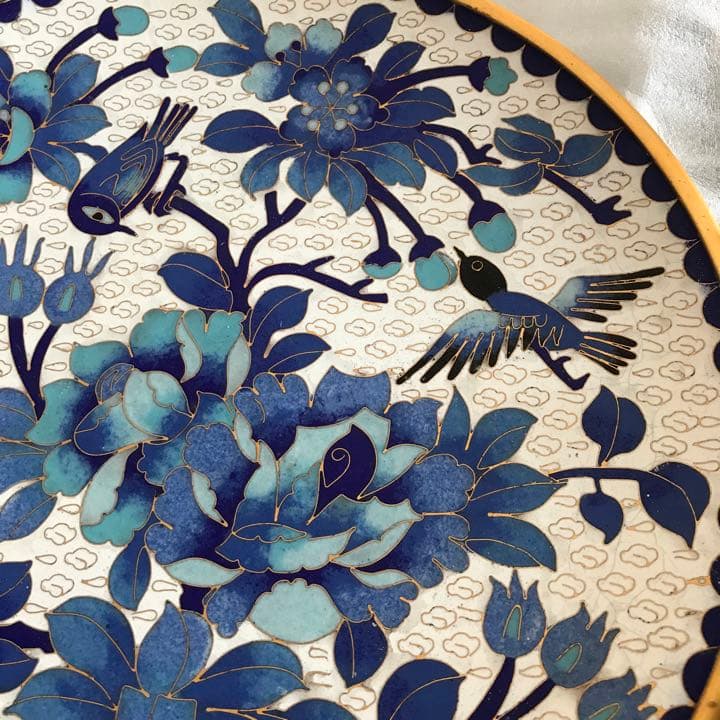 七宝　中国　故宮博物館　万博　愛知万博　トルコ　トルコ色　七宝皿