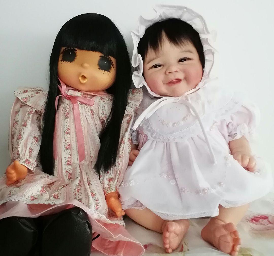 稀少!!黒髪ロングヘアーの超～♥️可愛いジェジェちゃん☆リボーンドールのお友達に