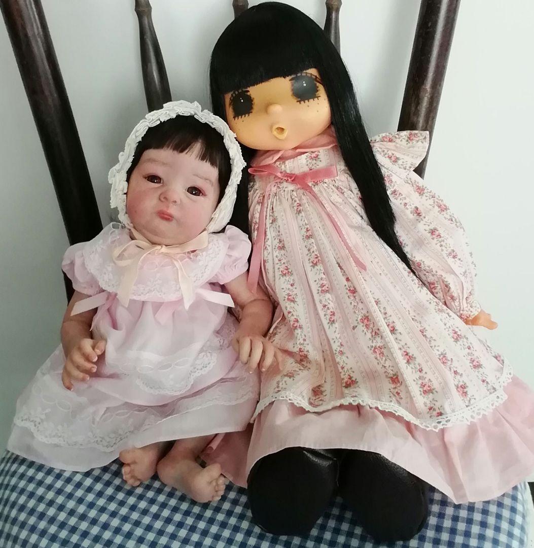 稀少!!黒髪ロングヘアーの超～♥️可愛いジェジェちゃん☆リボーンドールのお友達に