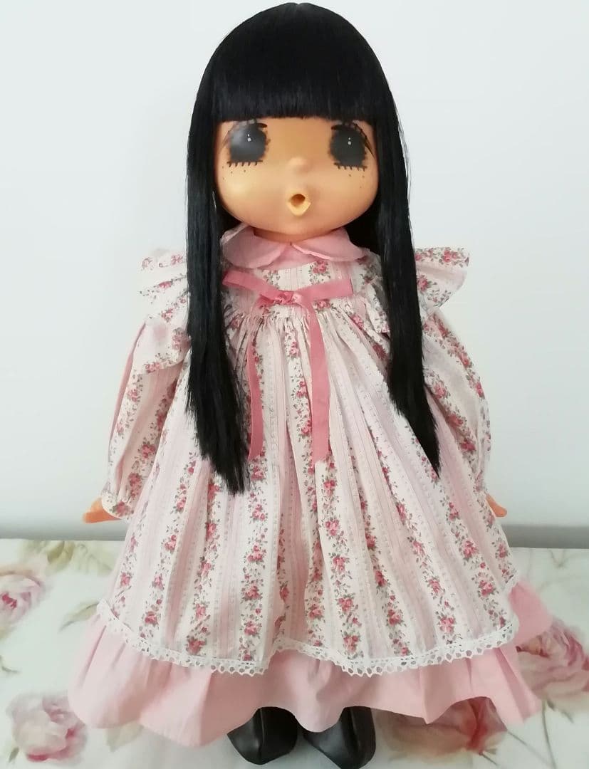 稀少!!黒髪ロングヘアーの超～♥️可愛いジェジェちゃん☆リボーンドールのお友達に